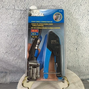 Ideal 33-633 Koaxialkabel Kompressionsstecker Installationsset RG-59 RG-6 RG6Q - Bild 1 von 4