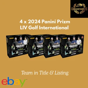4 X 2024 Panini Prizm LIV Golf International Box Golf PYT #1 - Majesticks GC - Picture 1 of 1