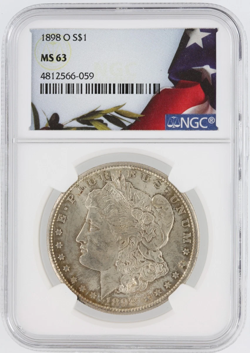 MS 63 Graded 1898 Year Morgan US Dollars (1878-1921) for sale | eBay