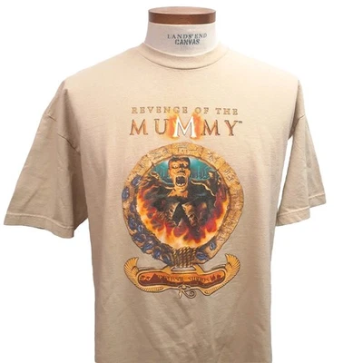 Camiseta Vintage La Venganza de la Momia Universal Studios Tostada 2XL XXL Foto 1 de 4
