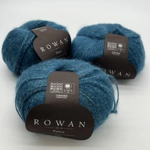 Rowan Patina 3 Balls Mohair Merino Nylon Poly 50g 250m Blue & Silver 413 - Picture 1 of 5