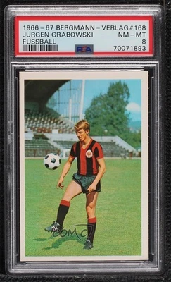 1966-67 Bergmann-Verlag imagen de colección Jurgen Grabowski #168 PSA 8 Foto 1 de 2