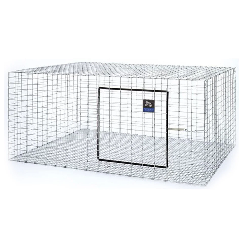 Little Giant Wire Rabbit Hutch Pet Lodge com corpo galvanizado e protetores de porta - Imagem 1 de 4