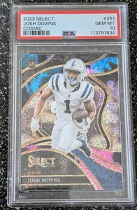 2023 SELECT Club Level JOSH DOWNS COSMIC RC ROOKIE SSP PSA 10 #251 CASE HIT - Photo 1/2