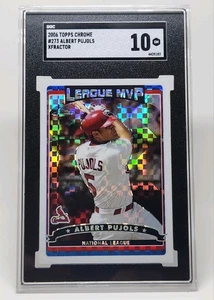 Albert Pujols SGC 10 2006 Topps Chrome League MVP X-FRACTOR #273 GEM Mint POP 1 - Picture 1 of 1