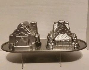 Nordic Ware Gingerbread House Duet 3D Cake Pan Mold - Picture 1 of 17