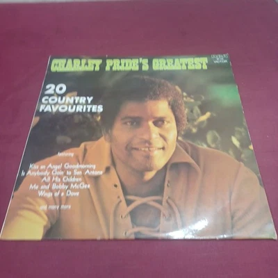 Charley Pride's Greatest - 20 Country Favourites 33 RPM Vinyl LP Record, 1974 - Image 1 of 3