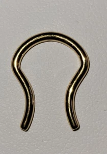 Anillo de tabique enchapado en iones de titanio sobre acero inoxidable quirúrgico 316L elegir - Imagen 1 de 8