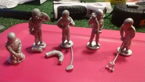 Pewter RARE Slot Track Figures Pit Crew as shown LOC 6 - Picture 1 of 6