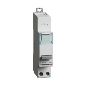Bticino FN51NAP pulsante modulare assiale DIN 1 modulo 1 contatto NA 20A-250V - Imagen 1 de 1