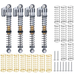 Carbon Fiber Chassis Frame Body Shell& 53mm Shock Absorber for 1/24 SCX24 RC Car - Picture 1 of 13