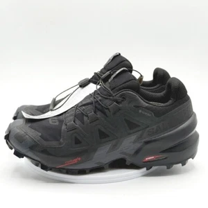 SALOMON Speedcross 6 Gore-Tex Trail Running Shoes Size 7 Mens All Black NEW - Bild 1 von 10