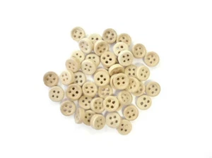Botón De Madera Natural Ø1cm 48 Piezas - Imagen 1 de 2