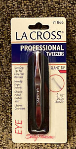 Sally Hansen La Cross Professional Tweezers SLANT TIP model 71866  NEW