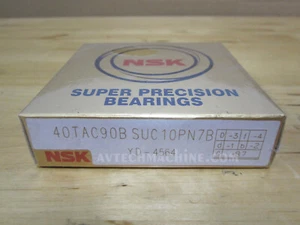 40TAC90BSUC10PN7B NSK Precision Angular Contact Bearing - Picture 1 of 1