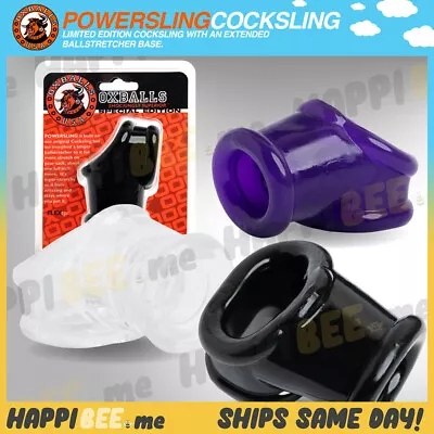 OXBALLS POWERSLING Cock Sling Ball Stretcher🍯HUj Penis Ring Sleeve Cocksling - Image 1 of 4