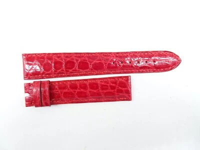 piaget Kroko strap red Anstoß  18mm x 16mm  Strap new (P61) - Image 1 of 4