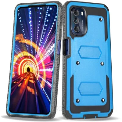 RESISTENTE A PRUEBA DE GOLPES REFINADA Militar DELGADA Resistente TANQUE HÍBRIDO BLINDA Funda Teléfono Foto 1 de 4