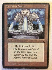 MTG 1x Fountain of Youth The Dark OLD SCHOOL Pauper Magic the Gathering x1 HP