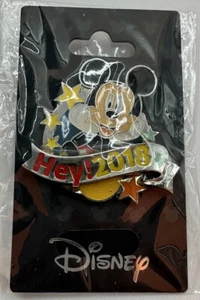 Disney Mickey Mouse Multicolor Hey 2018 Collector’s Pin NEW - Picture 1 of 2