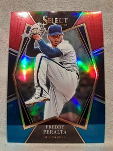 2022 Select #168 Freddy Peralta Premier Level - Tri-Color Parallel 