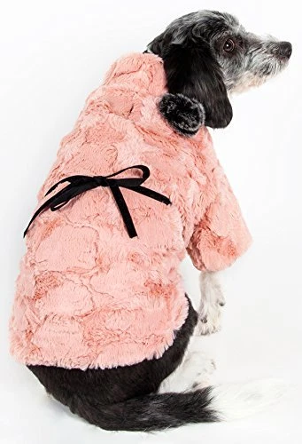 Pet Life L129128 Luxury Pink Mink Pet Coat Small - Image 1 of 1
