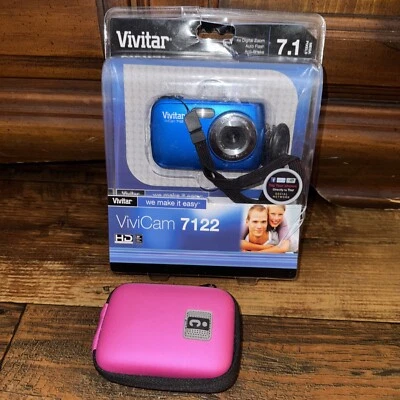 Vivitar Vivian 7122 With Case For Parts/not Working - Image 1 of 4