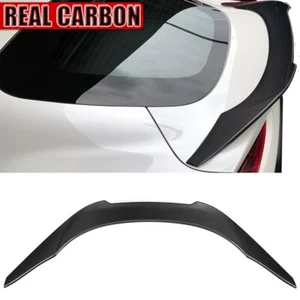 CARBON FIBER V Style Trunk Rear Wing Splitter for Toyota Supra GR MK5 A90 A91 - Picture 1 of 11