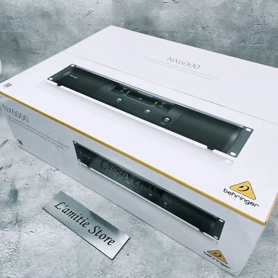 Behringer NX6000 6000W 2-channel Power Amplifier JP Black Audio Equipment 5.9kg - Image 1 of 4