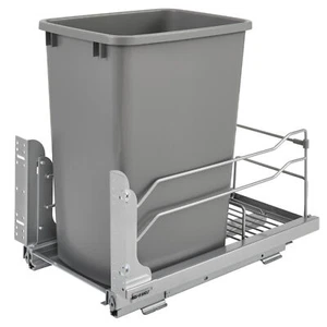 Rev-A-Shelf Pullout Kitchen Trash Can 35 qt. with Soft-close, 53WC-1535SCDM-117 - Picture 1 of 10