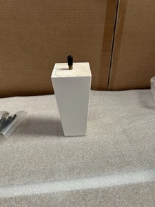 Furniture Legs 15cm Solid Wood White - Picture 1 of 8