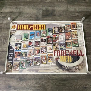 Vintage Washington Redskins Poster NFL RFK Farewell 1961-1996 Special Edition - Bild 1 von 10