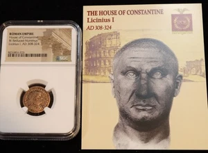 LICINIUS I Roman Emperor AD 308-324 COIN NGC Certified Authentic with COA - Picture 1 of 3