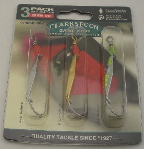 Clarkspoon 00RBMS-3Pk размер 00 Clarkspoon 3CT 2 хром/1 золото - Изображение 1 из 1