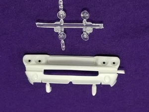 1970 Challenger FRONT VALENCE GRILL HEADLIGHTS for Revell Monogram 1:24 Model 70 - Picture 1 of 10