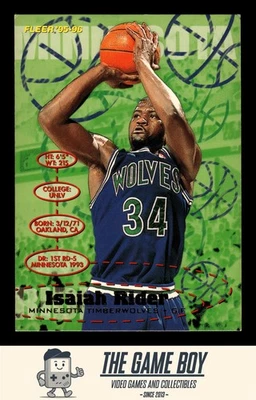 1995-96 Fleer No109 Isaiah Rider Minnesota Timberwolves - Изображение 1 из 2