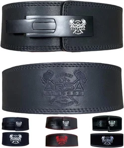 Arsa Fitness Nighthawk Hebelgürtel Medium 10 mm Leder Powerlifting Rückenstütze - Bild 1 von 4