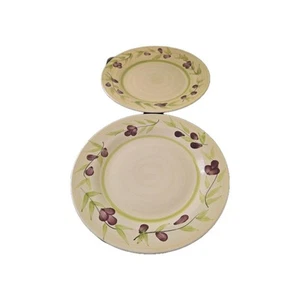 Royal Norfolk Olive Branch RNF70 Dinner Plates 10 5/8" Set of 2 Discontinued - Picture 1 of 5