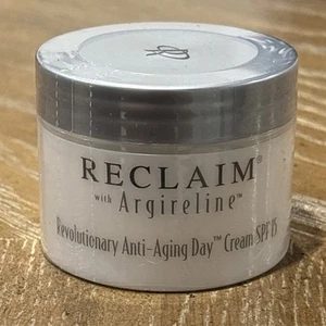 Crema de día antienvejecimiento Reclaim Argireline Revolutionary FPS 15 1 oz exp 2009 sellada - Imagen 1 de 6