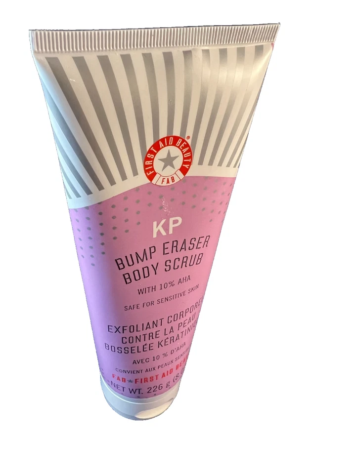 First Aid Beauty KP Bump Eraser Body Scrub 8oz NEW BOTTLE SEALED TIP - Image 1 of 1