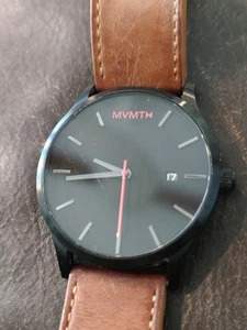 MVMT Men's Watch 3 ATM Water Resistant Black Analog With Band - Picture 1 of 5
