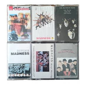Madness Cassette Tape Bundle x6 1980s 90s Mad not Mad, 7, Complete, Divine, It's - Picture 1 of 12