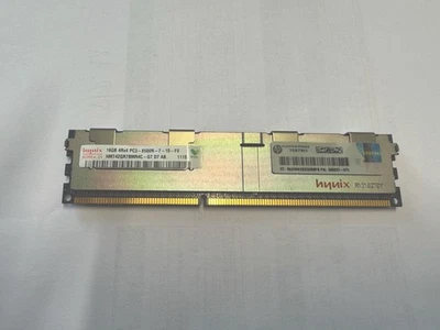 16GB RAM Server HP Hynix DDR3 1066MHz PC3-8500R ECC RDIMM 501538-001  - Immagine 1 di 4