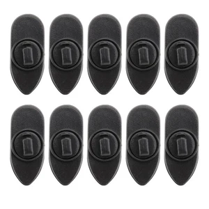 10 Pcs Rotate Headphone Clip Earphone Cord Clamp Line Nip Holder - Picture 1 of 12