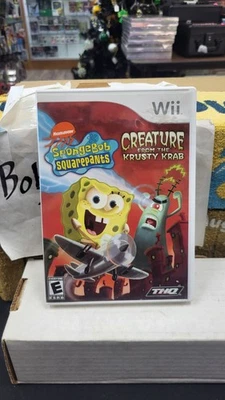 SPONGEBOB SQUAREPANTS CREATURE FROM THE KRUSTY KRAB NINTENDO WII VIDEO GAME - Image 1 of 4