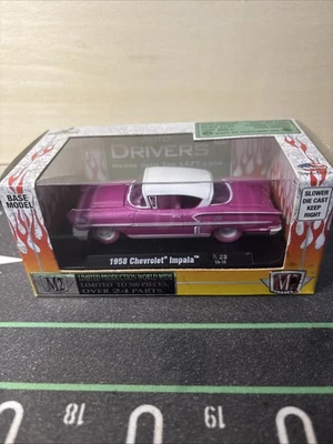 M2 Machines Auto-Drivers  1958 CHEVROLET IMPALA  Chase  - R23  13-15 - Imagem 1 de 4