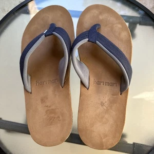 Hari Mari grau blau Flip Flops Strand Sandalen Herren Größe 12 - Bild 1 von 9