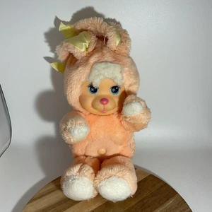 Mattel 1990 Magic Nursery Pets peluche melocotón 10"" conejito - Imagen 1 de 7