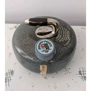 1976 World Wonders Limited Edition Clem Harvey Spirits Curling Stone Decanter - Picture 1 of 9