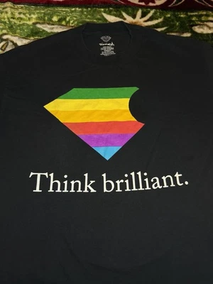 Camiseta Diamond Supply CO Think Brilliant Preta Tamanho L 2011 Rara - Imagem 1 de 4